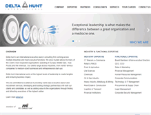 Tablet Screenshot of deltahunt.com